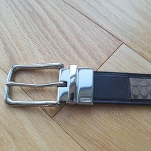 Coach 100% leather belt